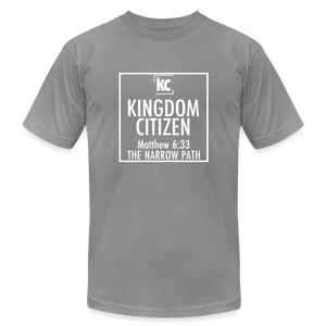 Kingdom Citizen T-Shirt by Bella + Canvas - slate