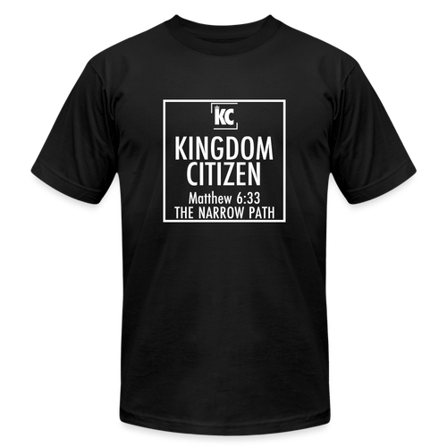 Kingdom Citizen T-Shirt by Bella + Canvas - black