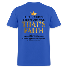 Load image into Gallery viewer, I am Proof - Faith - royal blue
