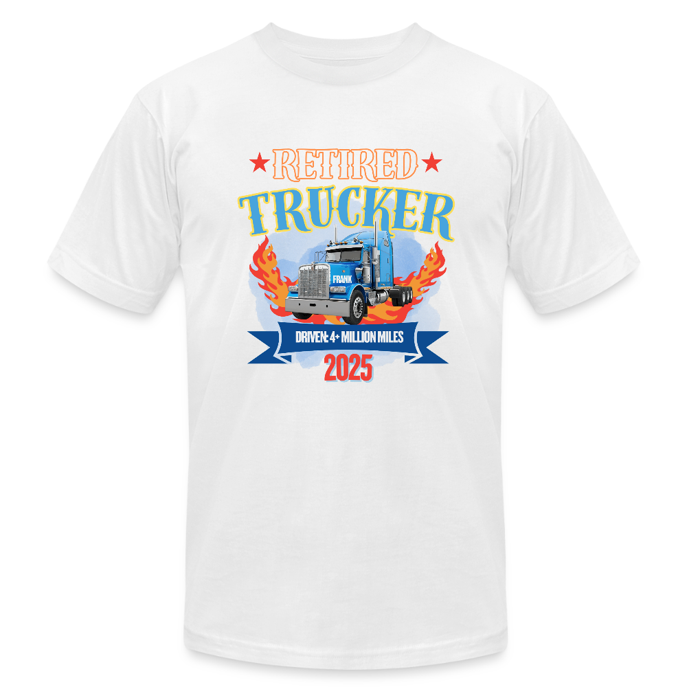 Retired Trucker Shirt - white