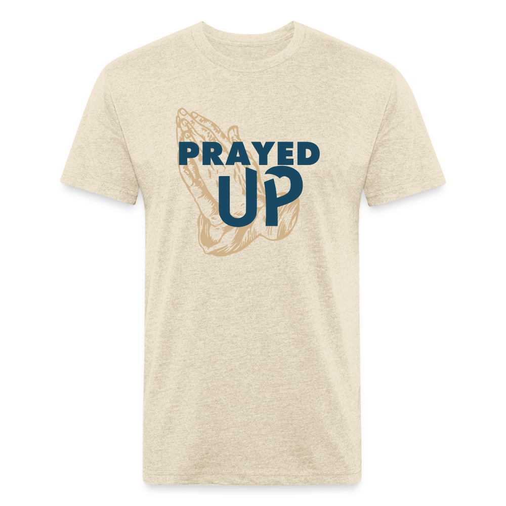 Fitted Cotton/Poly T-Shirt by Next Level - heather cream