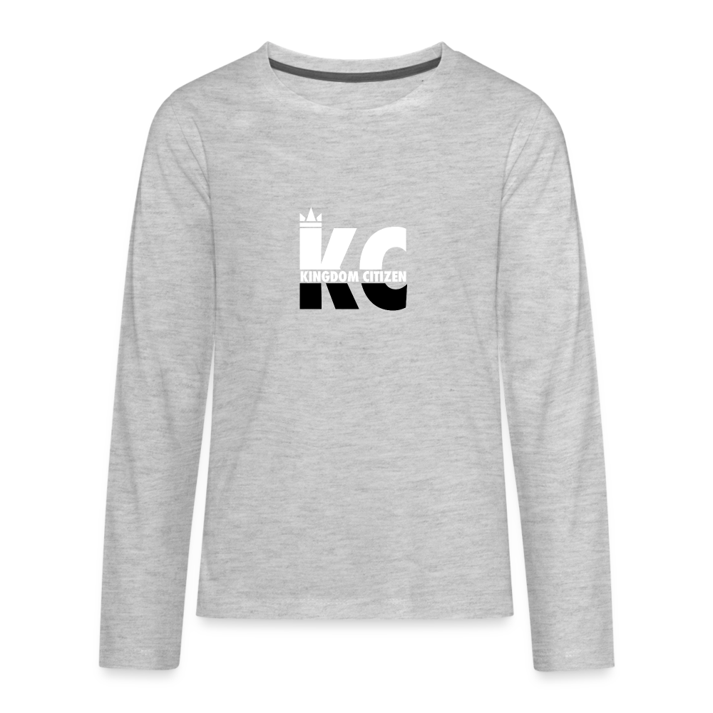 Kingdom Citizen Long Sleeve Shirt - heather gray