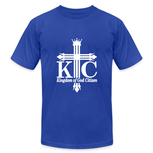 Kingdom of God Unisex Camouflage T-Shirt - royal blue