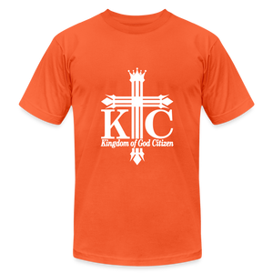 Kingdom of God Unisex Camouflage T-Shirt - orange