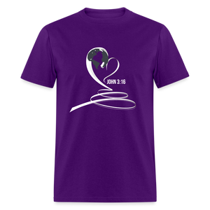 John 3:16 - purple