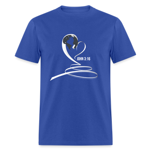 John 3:16 - royal blue