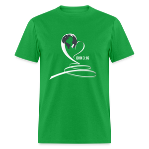 John 3:16 - bright green