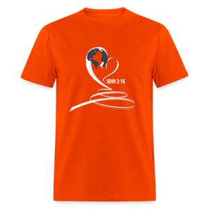 John 3:16 - orange