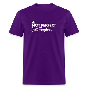 Not Perfect Just Forgiven - purple