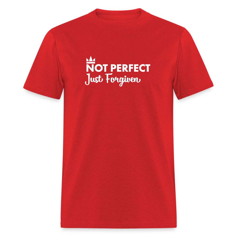 Not Perfect Just Forgiven - red