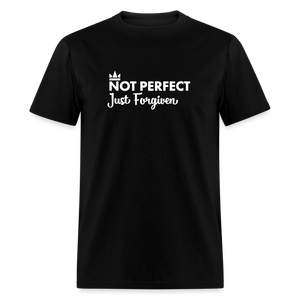 Not Perfect Just Forgiven - black