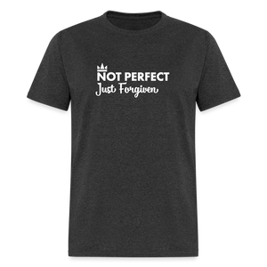 Not Perfect Just Forgiven - heather black