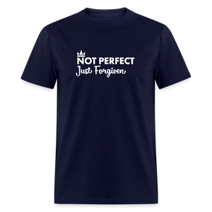 Not Perfect Just Forgiven - navy