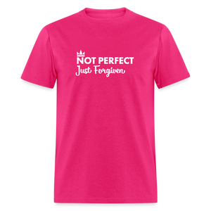 Not Perfect Just Forgiven - fuchsia