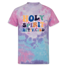 Load image into Gallery viewer, Holy Spirit Activated Unisex Tie Dye T-Shirt - cotton candy
