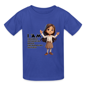 I am Encouragement Shirt - royal blue