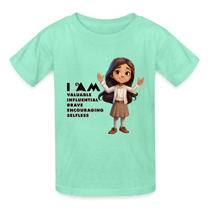 I am Encouragement Shirt - deep mint