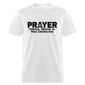 Prayer SWOMD Black Print - light heather gray