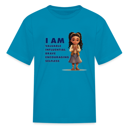 I am Encouragement Shirt - turquoise