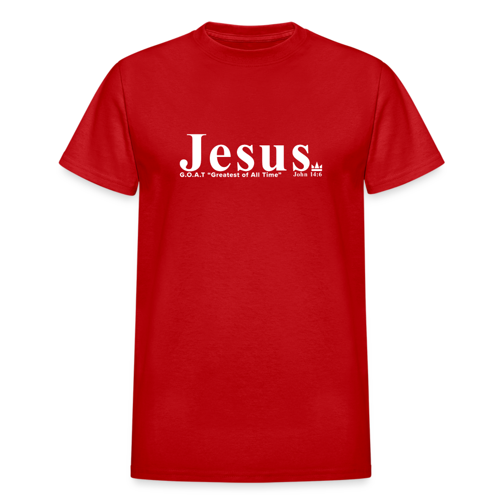 Jesus GOAT - red