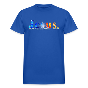 Jesus Greatest of All Time - royal blue