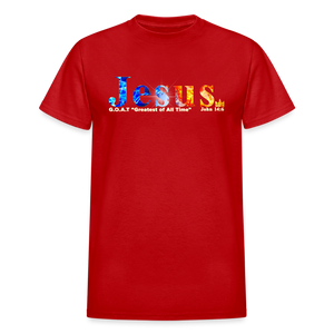 Jesus Greatest of All Time - red