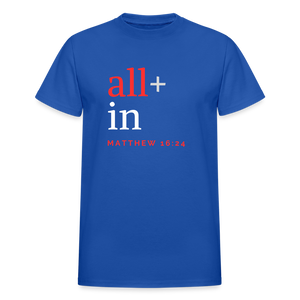 All In - royal blue