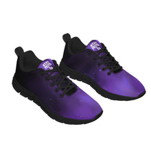 Load image into Gallery viewer, Stay Prayed Up Purple and Black Women&#39;s Sports Shoes With Black Sole
