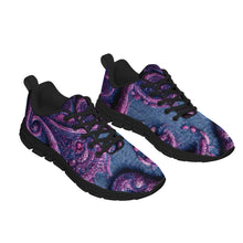Load image into Gallery viewer, Purple Blue Women&#39;s Shoes With Black Sole
