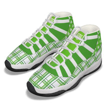 Load image into Gallery viewer, Stay Prayed Up Green Men&#39;s High Top Basketball Shoes
