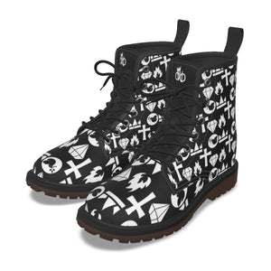 All-Over Print Women's Martin Short Boots