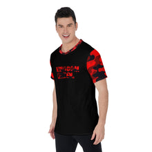Load image into Gallery viewer, Red Black Camo Kingdom Citizen Men&#39;s O-Neck T-Shirt
