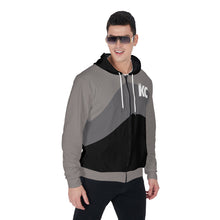 Load image into Gallery viewer, All-Over Print Zip Up Hoodie With Pocket
