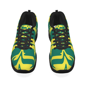 Green and Yellow Women's Shoes