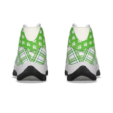 Load image into Gallery viewer, Stay Prayed Up Green Men&#39;s High Top Basketball Shoes
