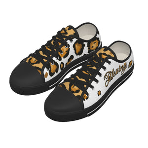 All-Over Print Women's Low-cut Canvas Shoes