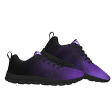 Load image into Gallery viewer, Stay Prayed Up Purple and Black Women&#39;s Sports Shoes With Black Sole
