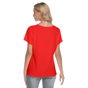 Stay Prayed Up Women's Deep V-neck Short Sleeve T-shirt