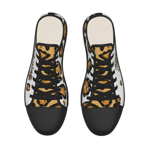 All-Over Print Women's Low-cut Canvas Shoes