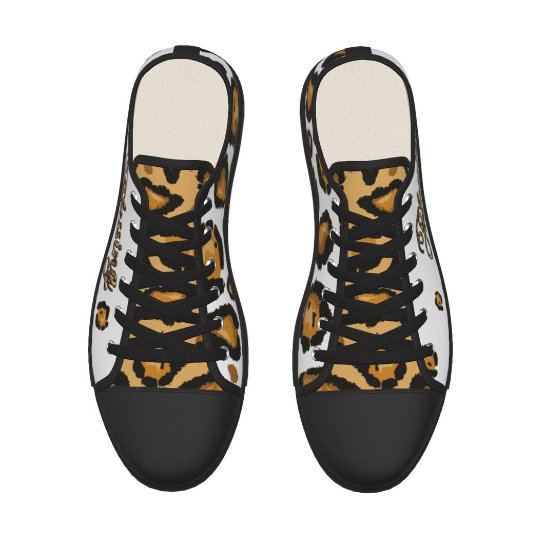 All-Over Print Women's Low-cut Canvas Shoes