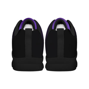 Stay Prayed Up Purple and Black Women's Sports Shoes With Black Sole