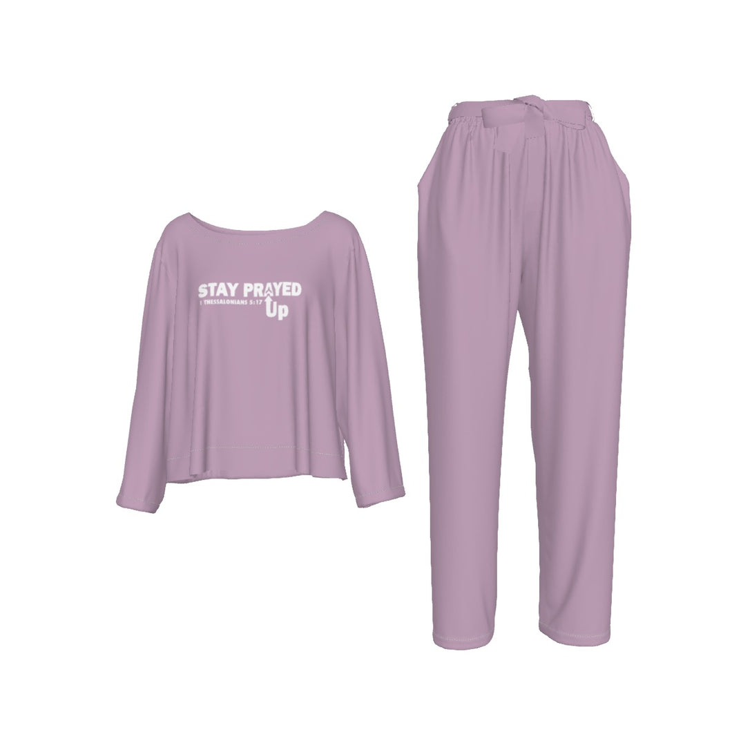 Stay Prayed Up Women's Elastic-Back Suit
