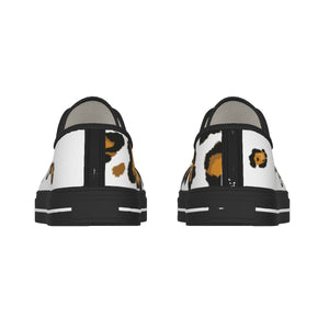 All-Over Print Women's Low-cut Canvas Shoes