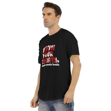 Load image into Gallery viewer, Know Your Worth Short Sleeve Rounded Hem T-shirt
