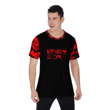 Load image into Gallery viewer, Red Black Camo Kingdom Citizen Men&#39;s O-Neck T-Shirt
