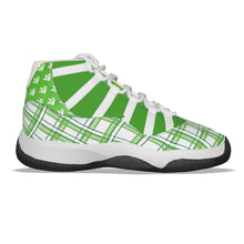 Load image into Gallery viewer, Stay Prayed Up Green Men&#39;s High Top Basketball Shoes
