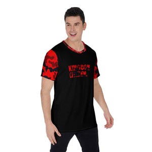Red Black Camo Kingdom Citizen Men's O-Neck T-Shirt