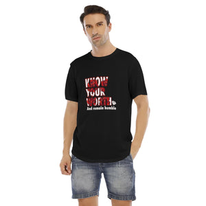 Know Your Worth Short Sleeve Rounded Hem T-shirt