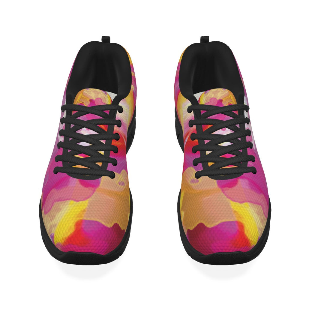 Women's Sports Shoes Yellow Pink