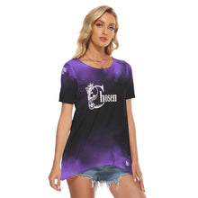 Load image into Gallery viewer, Purple and Black Chosen Short Sleeve T-shirt
